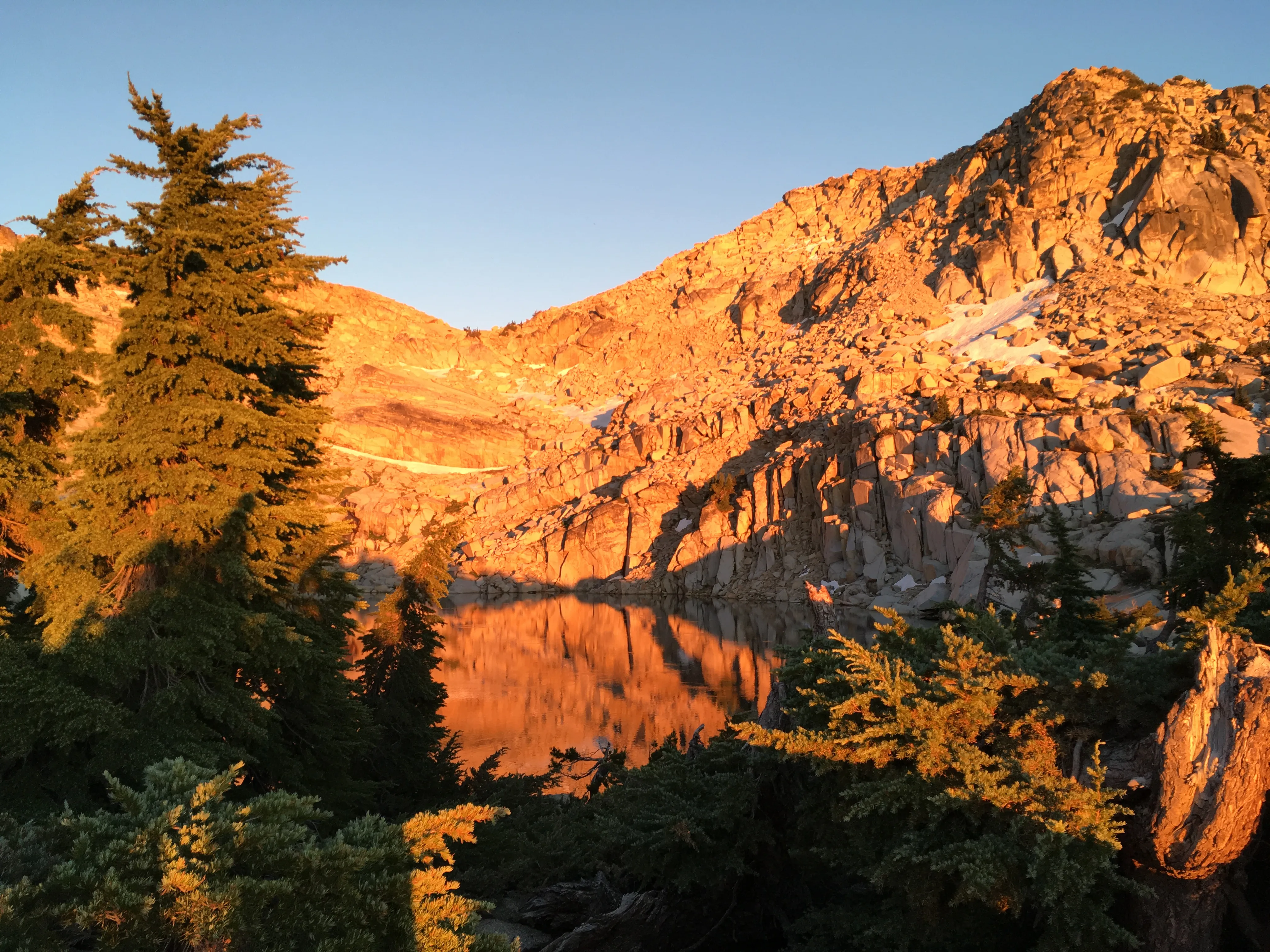 Smith Lake at Sunset